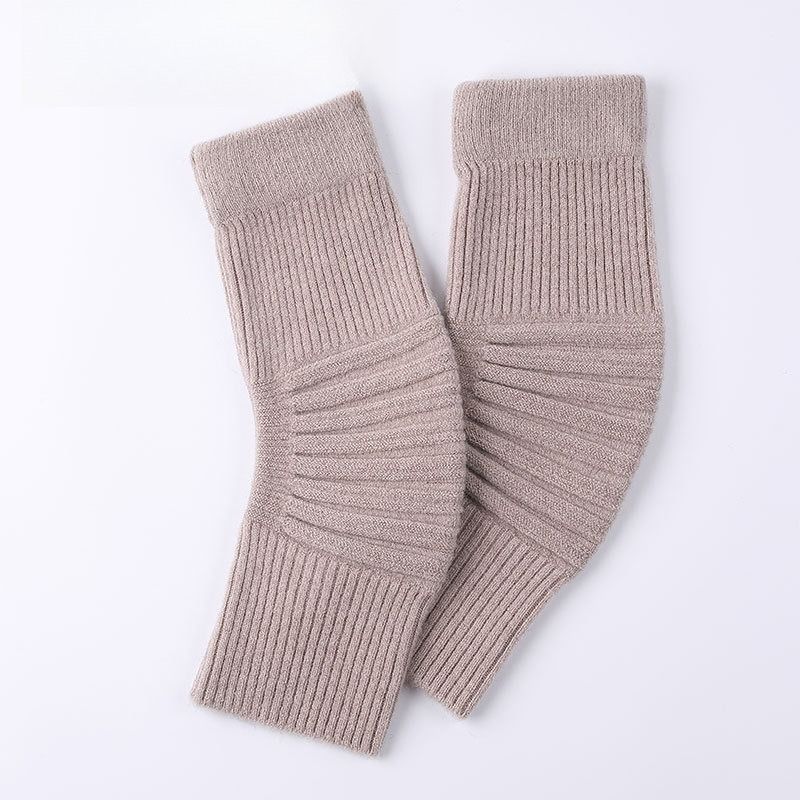 Pure Wool Knee Cover Thickened To Keep Warm Old Cold Legs Men And Women Joints The Elderly Non-slip Wool Cold In Autumn And Winter_voghion.com