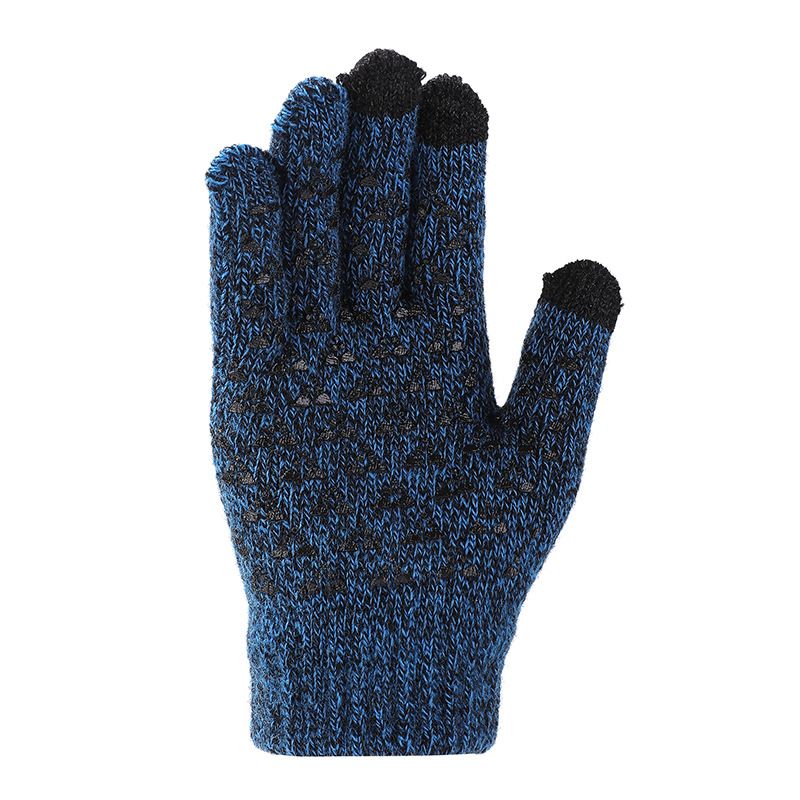 Set sciarpa, cappello e guanti per bambini Cappello per bambini Set guanti con bavaglino Sciarpa di lana lavorata a maglia per bambini autunno e inverno caldo cappello lavorato a maglia_voghion.com