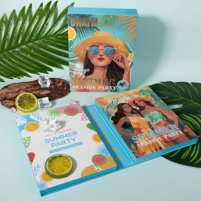 URATM 117-Color Folding Eyeshadow Palette - 4-Layer All-in-One With Matte & Pearlescent Shadows, Blush, Contour & Highlighter_voghion.com