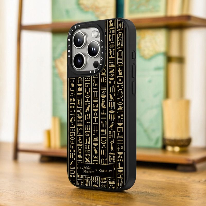 Neprekosljivo kakovostno ohišje za mobilni telefon za iPhone, ime spoja, Britanski muzej, egipčanska kultura, primerno za iPhone 16, ogledalo_voghion.com
