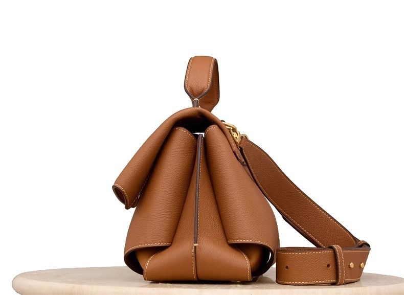 Borse da donna Nuove borse in vera pelle di alta qualità per le donne Design di nicchia francese Moda Borse a tracolla plissettate Borsa sorriso_voghion.com