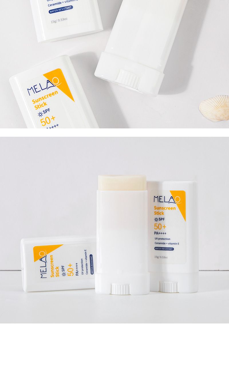 Solcreme Stick SPF50+ Forfriskende og ikke-hvid til at modstå UV-stråler Solid solcremepasta Spot_voghion.com