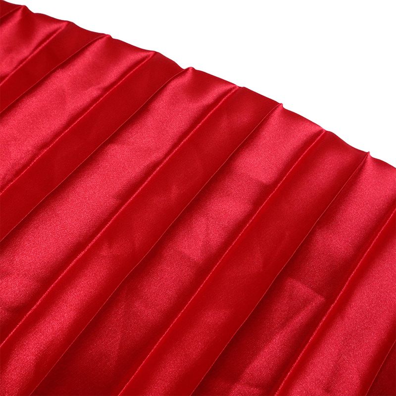 Women's Clothing Large Size Women's Wear High Waist Temperament Elegant Fashion Large Swing A Line Skirt Half length Skirt Pleated Skirt_voghion.com