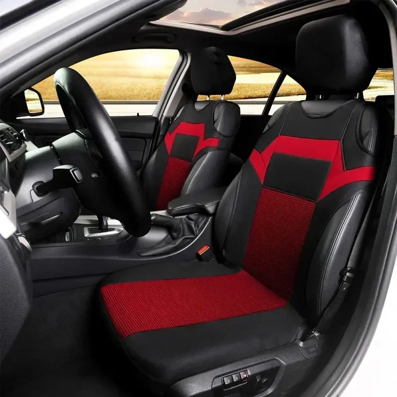 Universal Jacquard Fabric Cushion Vest Model Seat Cover Car Interior Supplies_voghion.com