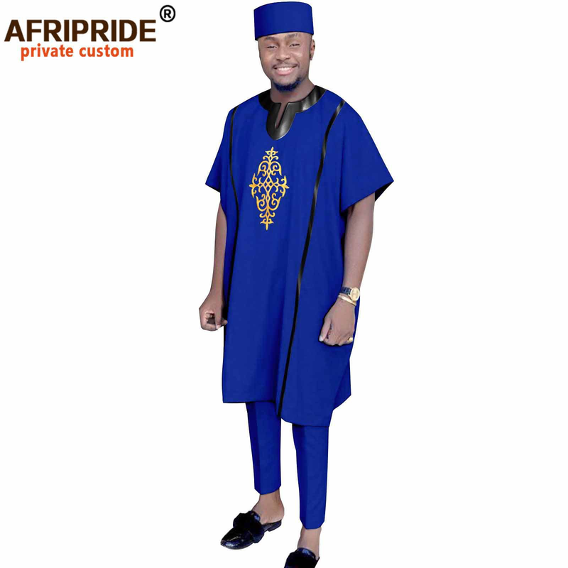 Men's clothing 3 piece top + pants + hat_voghion.com