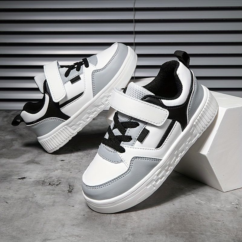 Lässige Low-Top-Skateboardschuhe für Jungen, bequeme, rutschfeste Sneakers für alle Jahreszeiten_voghion.com