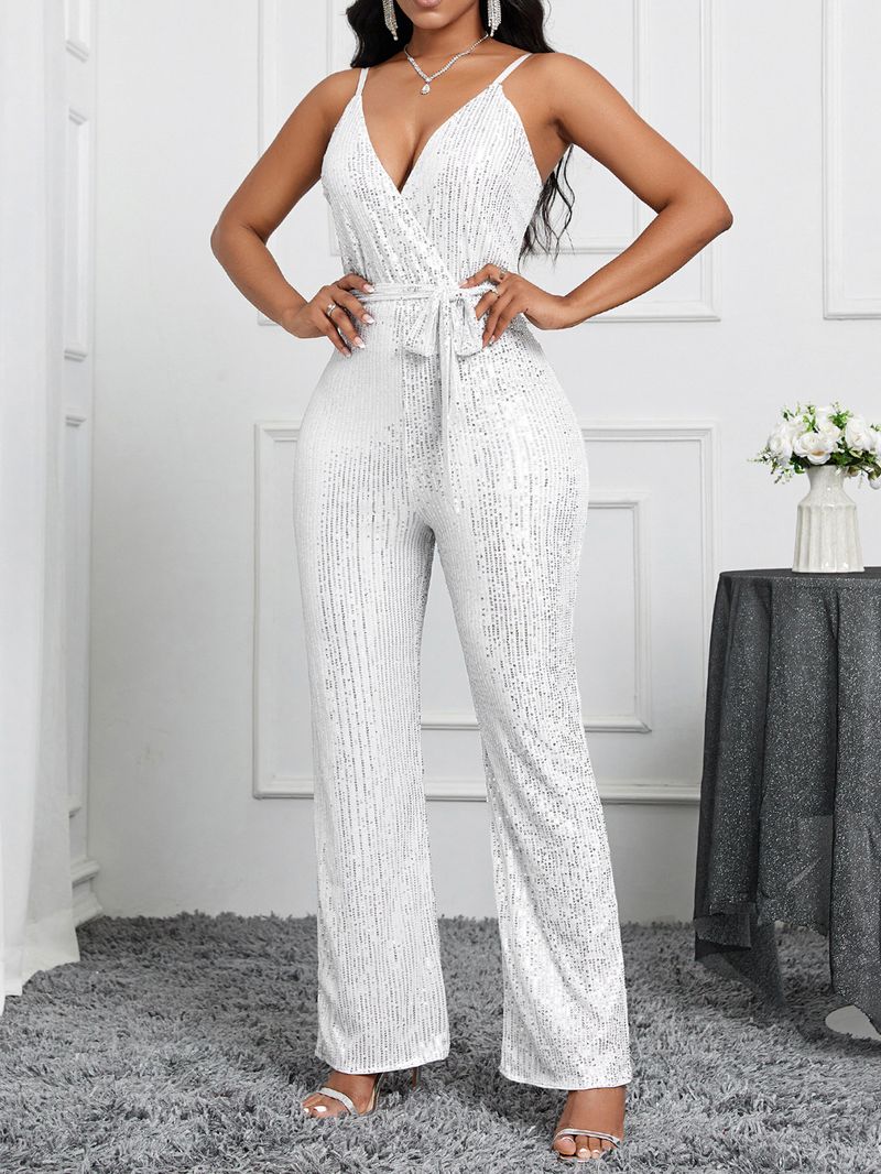 Damesaanbod, effen jumpsuit met jarretels en elegant temperament_voghion.com