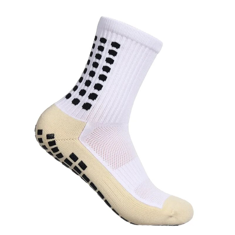 MagiMobo Grip Fodboldlim Dispenser Herre Mid Calf Skridsikre løbesportsstrømper_voghion.com