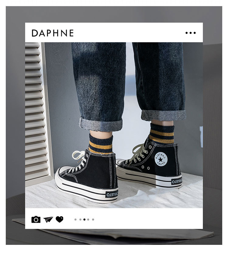 P Höhe zunehmende Schuhe Cm kleine weiße weibliche koreanische Version des neuen Studenten-Muffins mit dicken Sohlen, trendiger Keil-High-Top-Leinwand_voghion.com