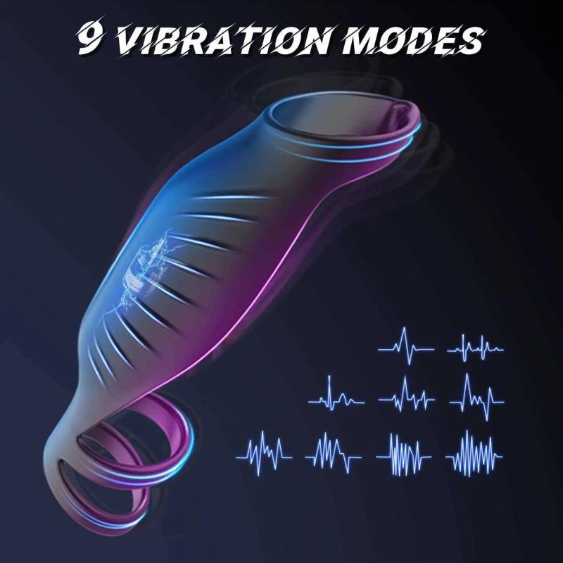 Massager Sex Toy Male Remote Vibrating Silicone Sleeve Ring Delay Ejaculation Enlargement Toys f Men Tes s_voghion.com