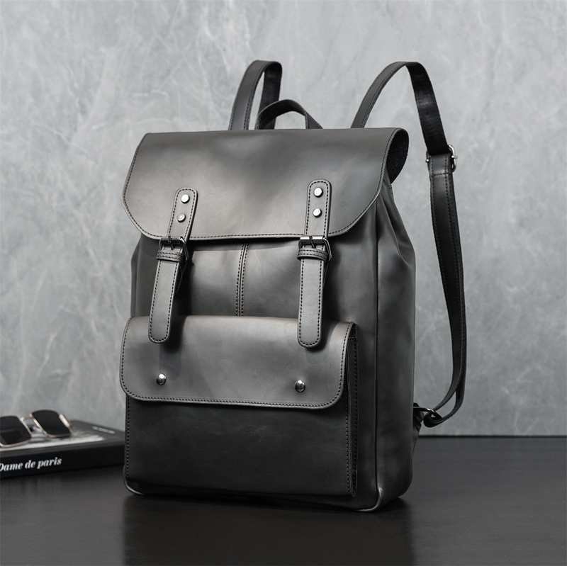 Neuer minimalistischer Retro-Rucksack in koreanischer Version, Freizeitrucksack, Herrenrucksack, Herren- und Damenrucksack, Reisetasche, Computertasche_voghion.com