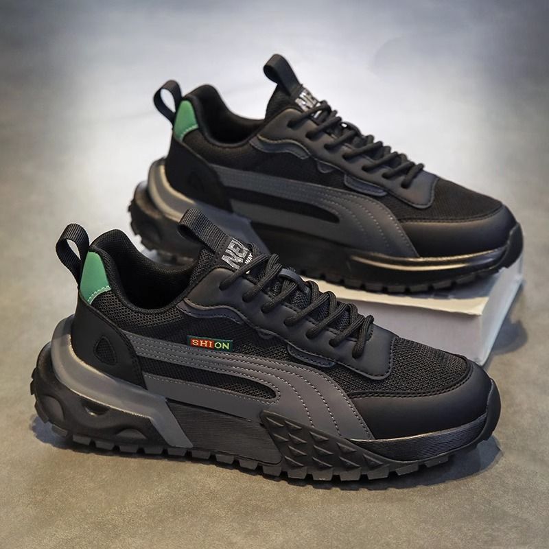 Herren 2024 Neue Sommer Mesh Sport Forrest Gump Jugend Casual Running Black Dad Putian Trendy Schuhe_voghion.com