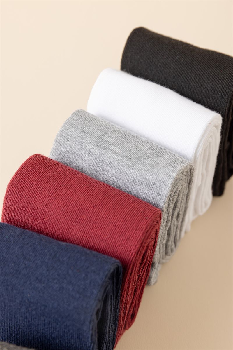 Women's socks women's over-the-knee stockings solid color ins style fashion socks_voghion.com