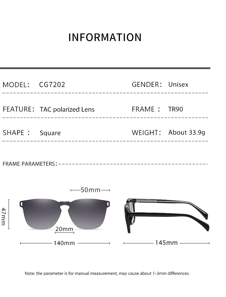 Men Polarized Sunglasses Prescription Myopia Reading Glasses Women Blue Light Blocking TR90 Eyeglasses Frame Optics Lens_voghion.com