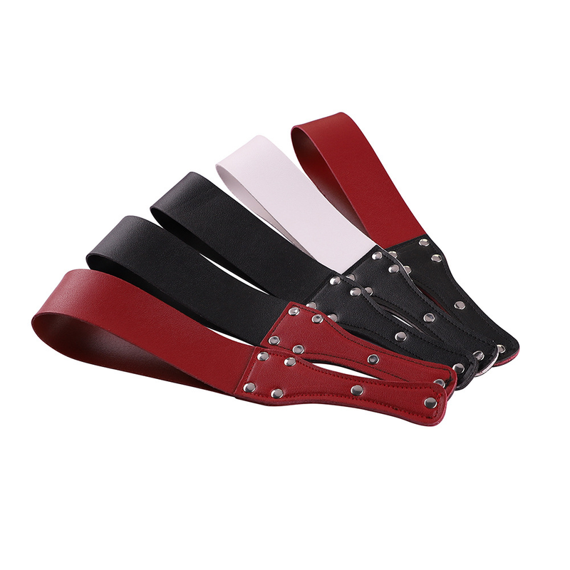 Fouet Simple BDSM, fournitures de flirt, palette de fessée en cuir, fouet fétichiste, jouets sexuels pour Couples, jeu pour adultes_voghion.com