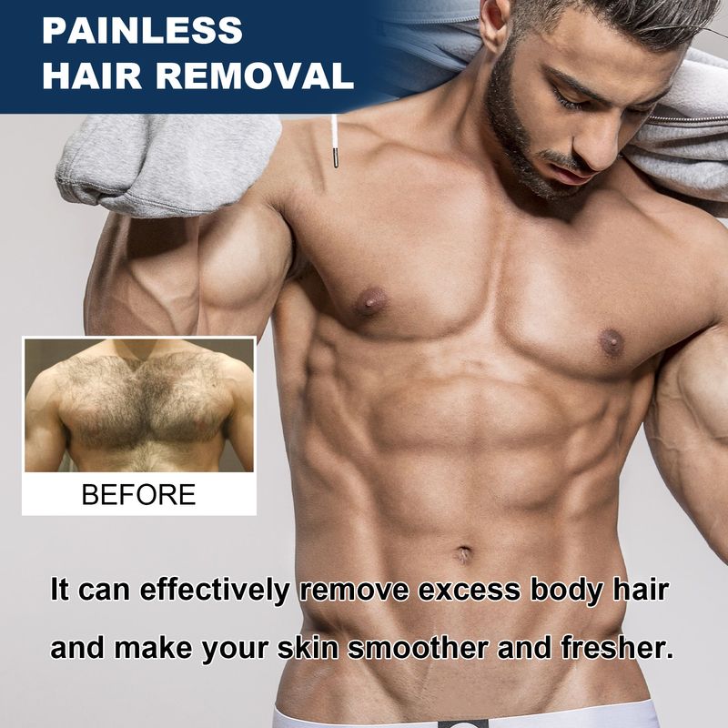 East Moon is gentle, non irritating, and quickly cleanses the entire body. Men's Hair Removal Cream_voghion.com