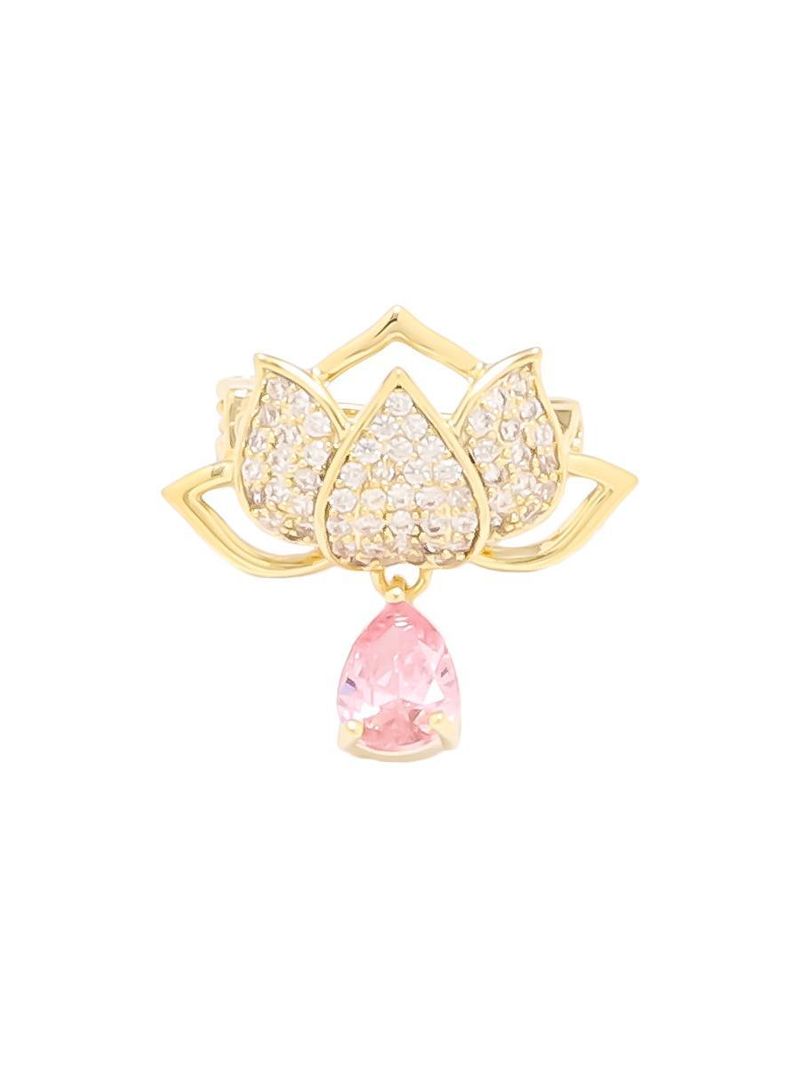 Wasserlotus-Brosche, weibliches High-End-Temperament, kleine Brosche, Sommernadel, Anti-Licht-Schnalle, feste Kleidungsaccessoires_voghion.com