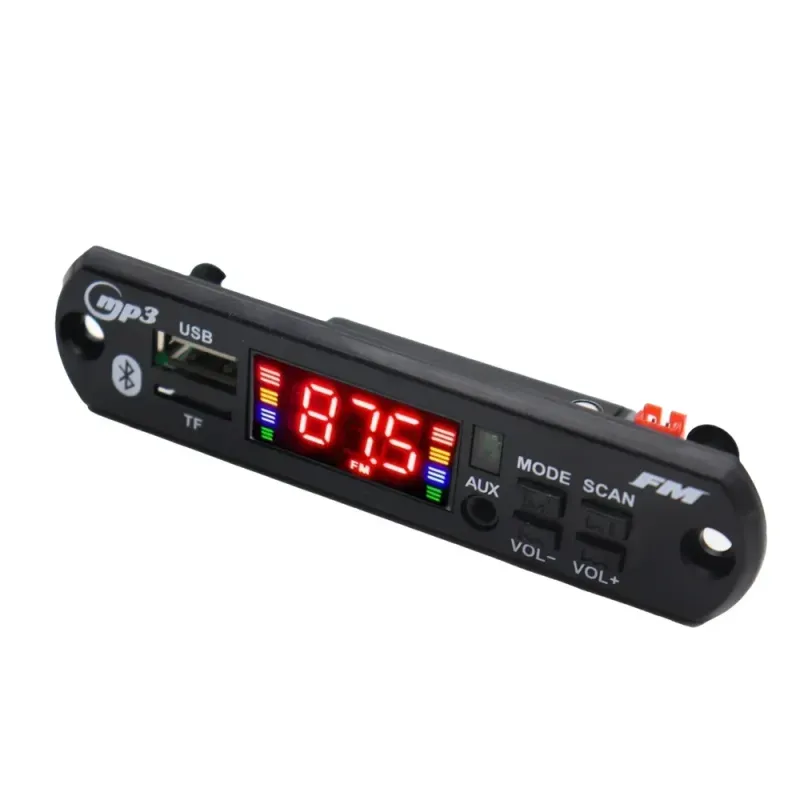 12V DIY Bluetooth 5.0 MP3-decoderbord 80W 50W versterker audiospeler auto FM-radiomodule TF USB-microfoon oproeprecorder_voghion.com