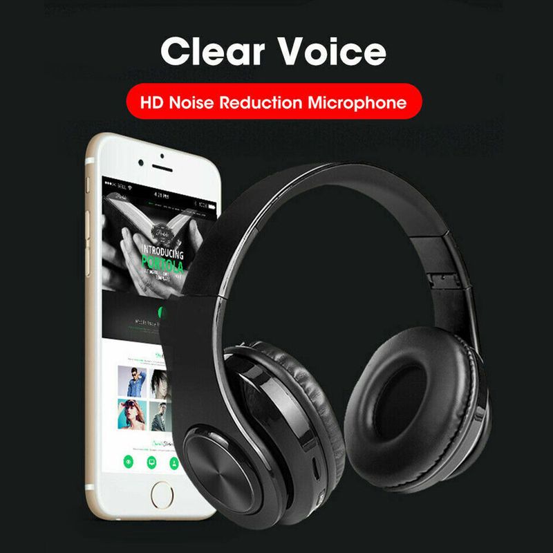 Kinder Kopfhörer Wireless Bluetooth 5.0 Headset LED-Leuchten Ohrhörer_voghion.com