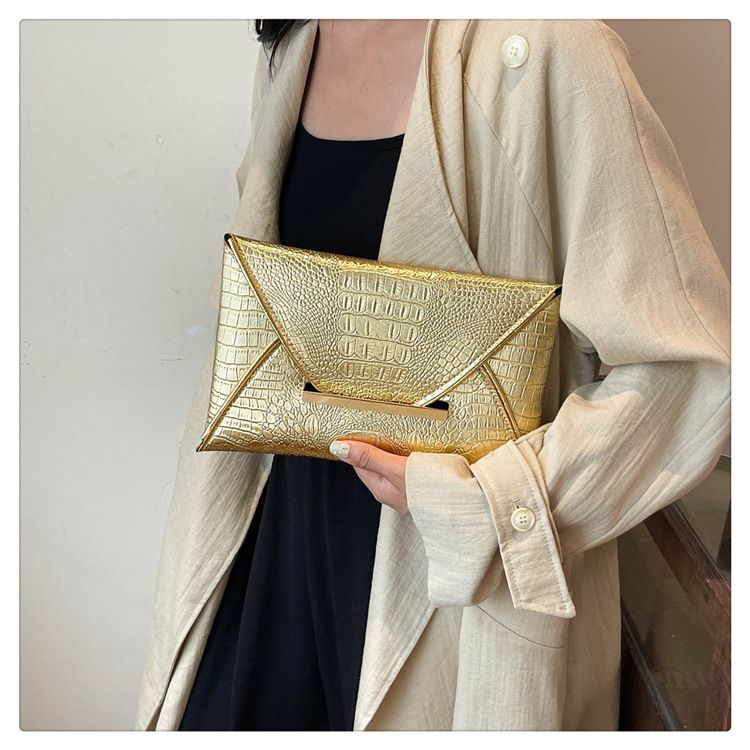 Handbag For Women Envelope Bag Alligator Clutch Stylish Envelope Bag_voghion.com