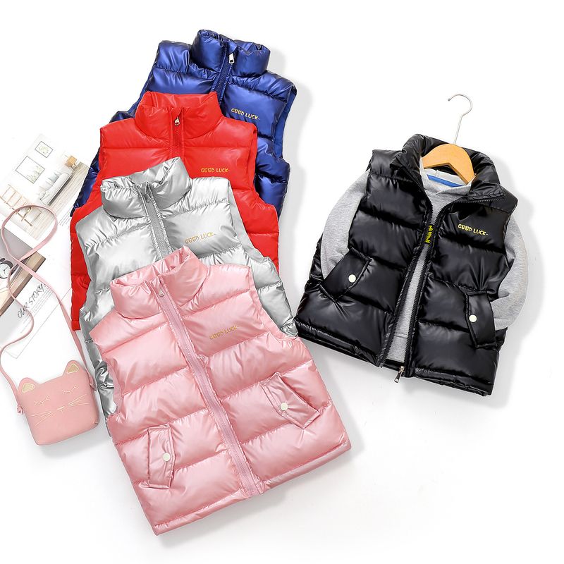 Çocuk pamuklu erkek çocuk kız bebek, orta yaşlı büyük çocuk, sonbahar ve yelek, kış dış giyim, çocuk_voghion.com