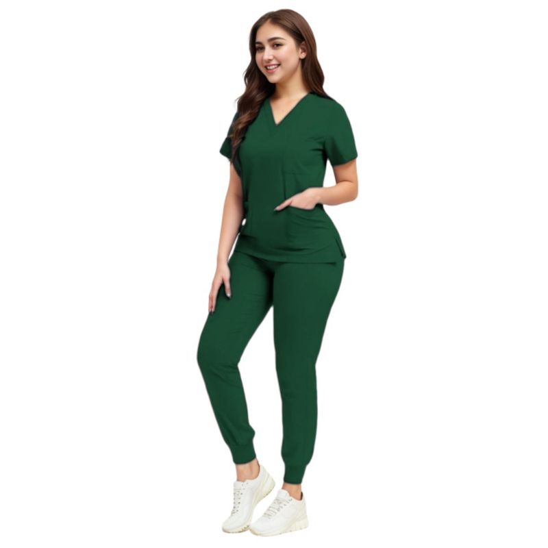 Abbigliamento da ospedale per donna, elastico leggero, per lavare le mani, medico, a maniche corte, da lavoro, per sala operatoria, completo diviso, per lavare le mani_voghion.com