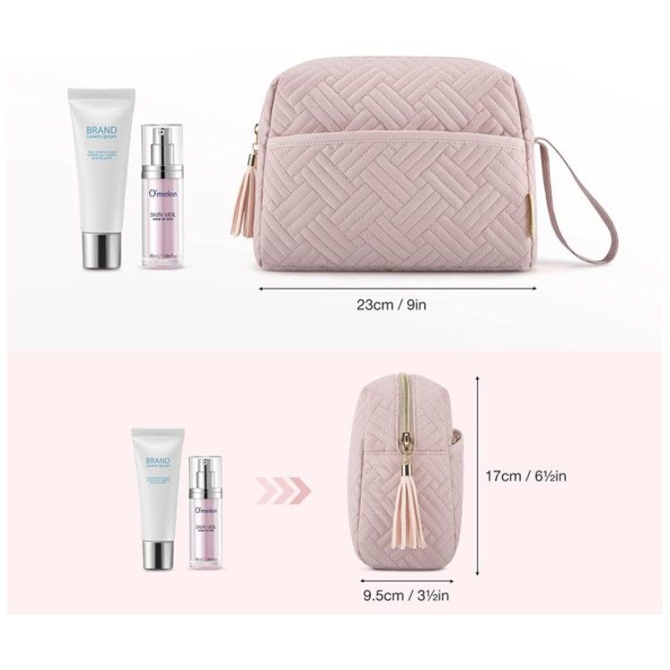 Neue praktische und tragbare Make-up-Tasche für Geschäftsreisen mit großem Fassungsvermögen, Aufbewahrungstasche für Toilettenartikel, hochwertige Toilettentasche für Damen_voghion.com