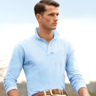 Loom Factory Direct Sale Thin French Fishbone's Polo Shirt Business Casual Loose Turn-Down Collar Long Sleeve T-Shirt For_voghion.com