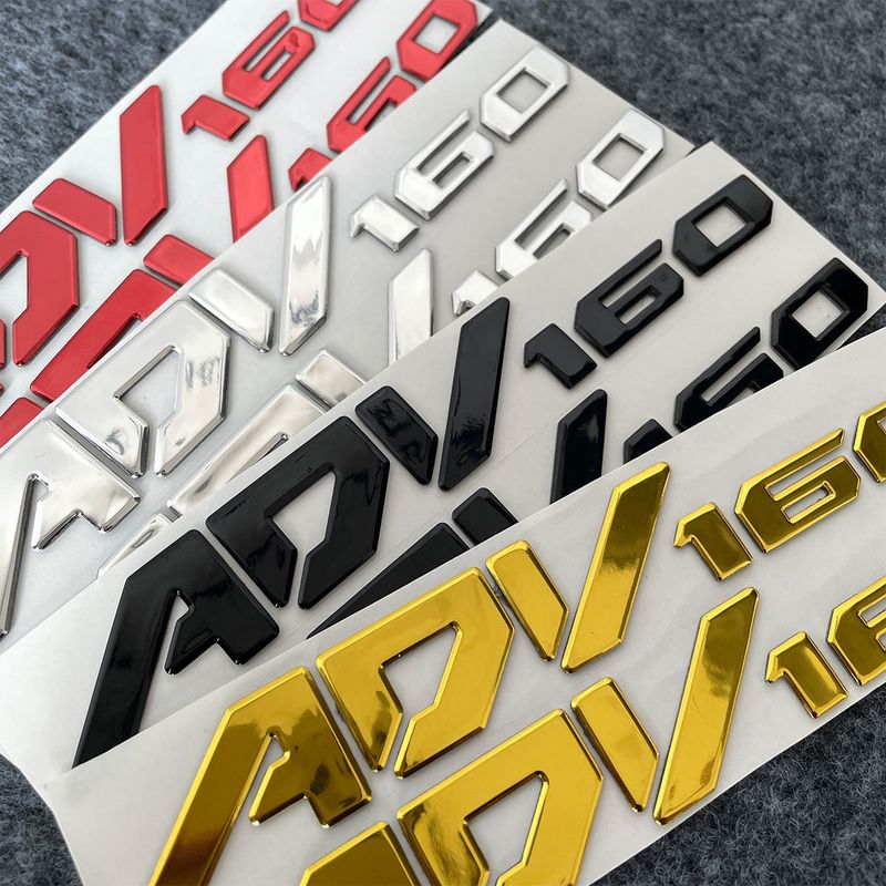 Geeignet für Honda ADV 160 Motorrad 3D Stereoscopic Soft Adhesive Wasserdicht Modifikation Karosserie Dekorativer Aufkleber_voghion.com