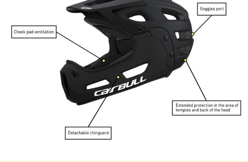 Cairbull Integralhelm für Herren und Damen, atmungsaktiv, für Mountainbikes_voghion.com
