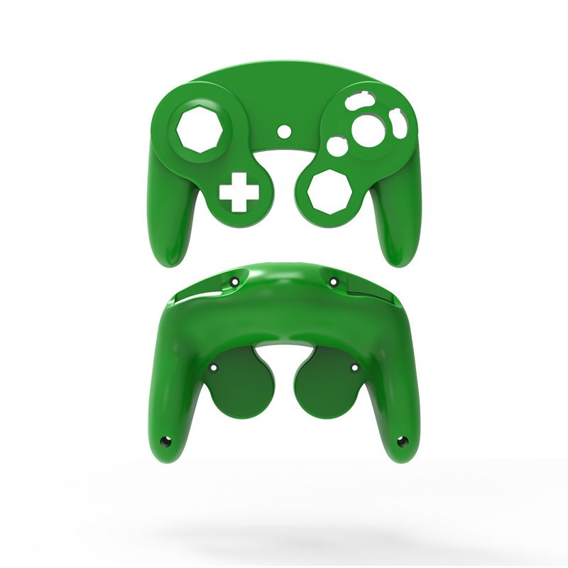 Material de la carcasa del controlador de juegos Gamecube Carcasa del mango GC Carcasa de repuesto con cabeza de hongo Reparación del mango NGC Accesorios de bricolaje_voghion.com