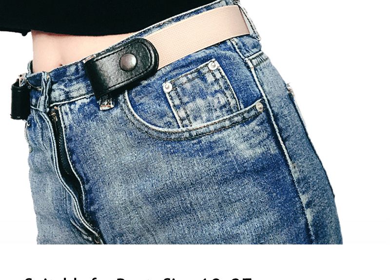 Cintura elastica elasticizzata senza fibbia per donne/uomini, senza fibbia per pantaloni jeans, abiti, senza problemi_voghion.com