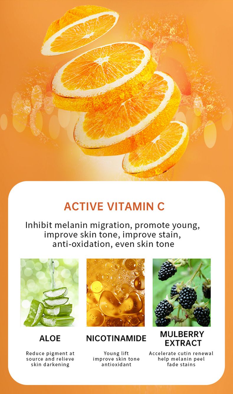 Vitamin C Mineral Facial Moisturizing & Refreshing Cream for Dry to Normal skin Day and Night,Skin Whitening Cream and Whitening Cream_voghion.com