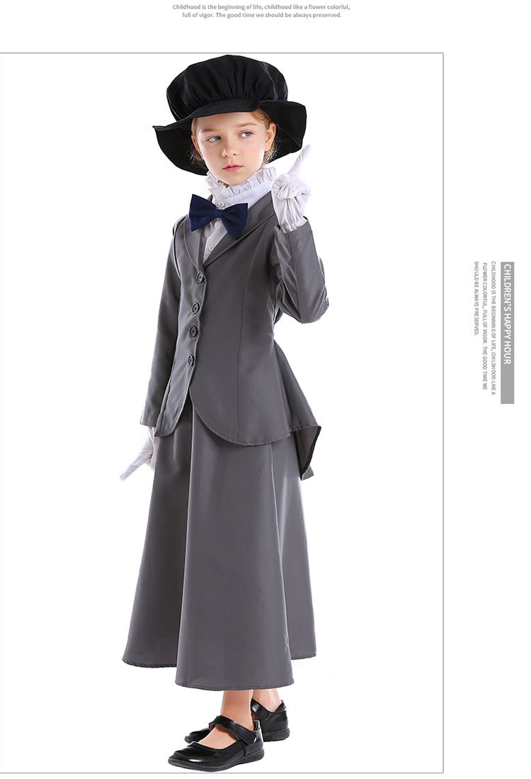 Halloween costume, home teacher, American movie character set, magical nanny, fairy_voghion.com