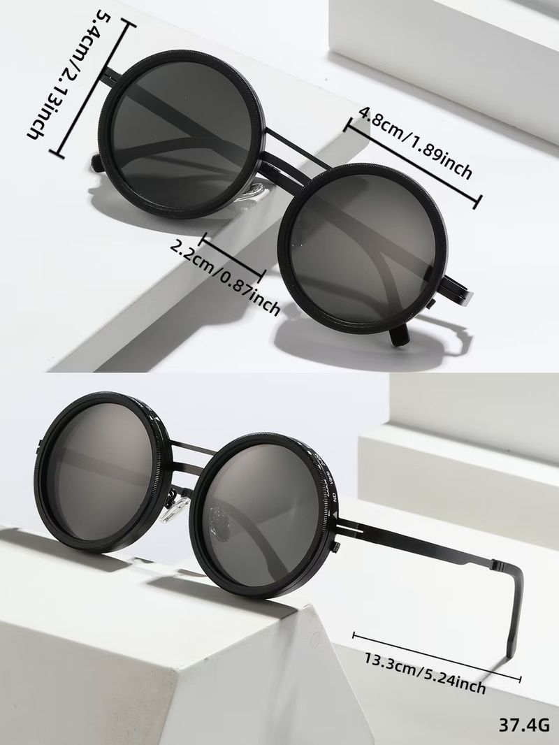 Polarisierte Damen-Sonnenbrille mit High-End-Gefühl, 9-stufige ND-einstellbare Lichtreduzierung für Herren, Fahrer und_voghion.com