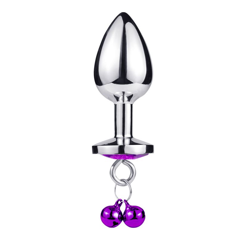 Perline in acciaio inossidabile, plug anale con anelli di cristallo, dildo inseribile, giocattoli intimi per uomini e donne, piccole dimensioni_voghion.com