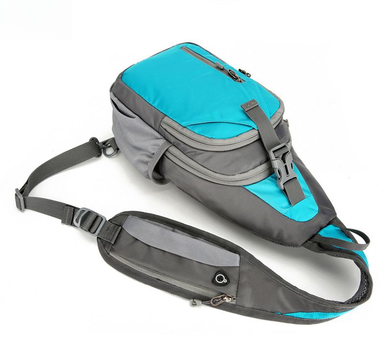 Sports And Leisure Men And Women's Chest Bag Large Capacity Multi-functional Outdoor Oblique Span Bag Portable Shoulder Bag_voghion.com