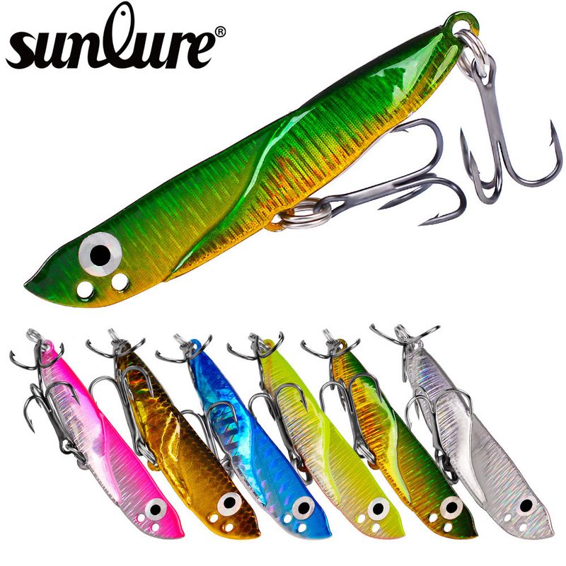 Qualche volta nuova lama VIB esca da lancio lunga in metallo affondante attrezzatura da pesca forniture_voghion.com