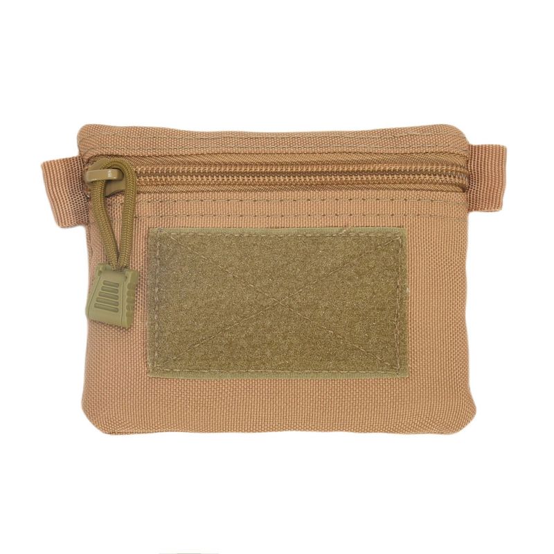Carteira compacta e fina – Prendedor minimalista para dinheiro em tecido Oxford com bloqueio RFID (preto/cáqui/verde-exército/camuflado 1/camuflado 2) – leve e expansível_voghion.com