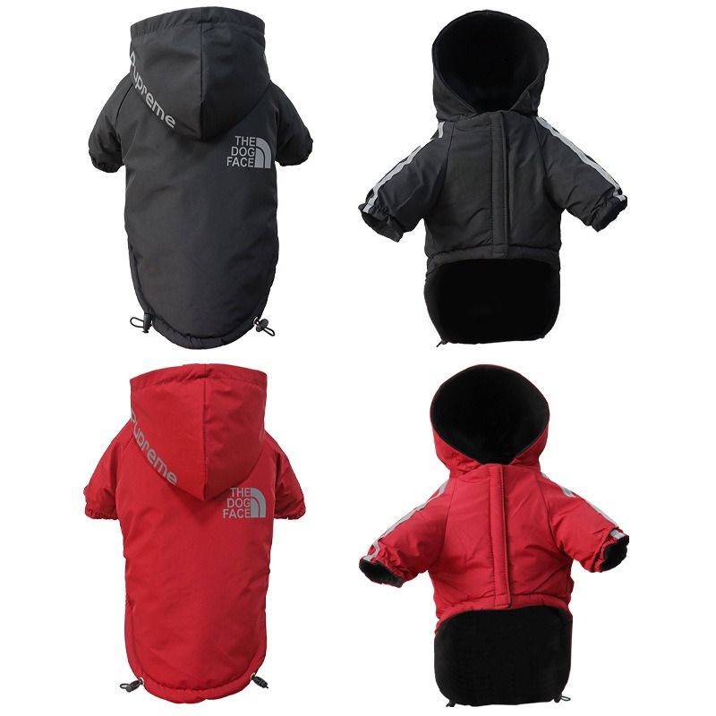 Waterproof Clothes, Reflective Pet Coat For Small And Medium Dogs, Winter Warm Fleece Dog Jackets, Puppy Raincoat, By PawParty Store_voghion.com