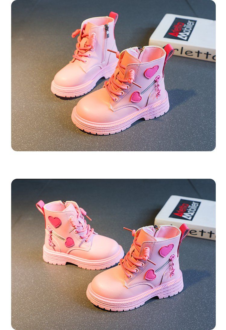 Stivali invernali in gomma Martin con cerniera laterale per bambini di 4 anni, bassi e in pelle ultra-fibra_voghion.com