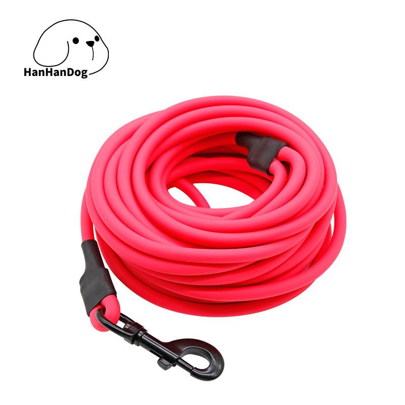 Laisse ronde extensible en PVC, imperméable, résistante à l'usure, au froid et à la traction, pour chiens de petite et moyenne taille_voghion.com