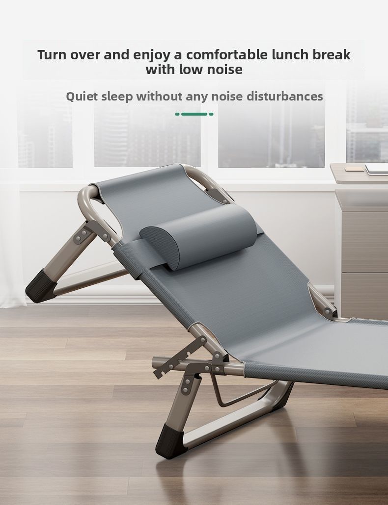 Recliner Folding Home Use Outdoor Chair Comfortable Camping Chair For Adults Summer Leisure Lounge Chair Balcony Comfortable Nap Chair_voghion.com
