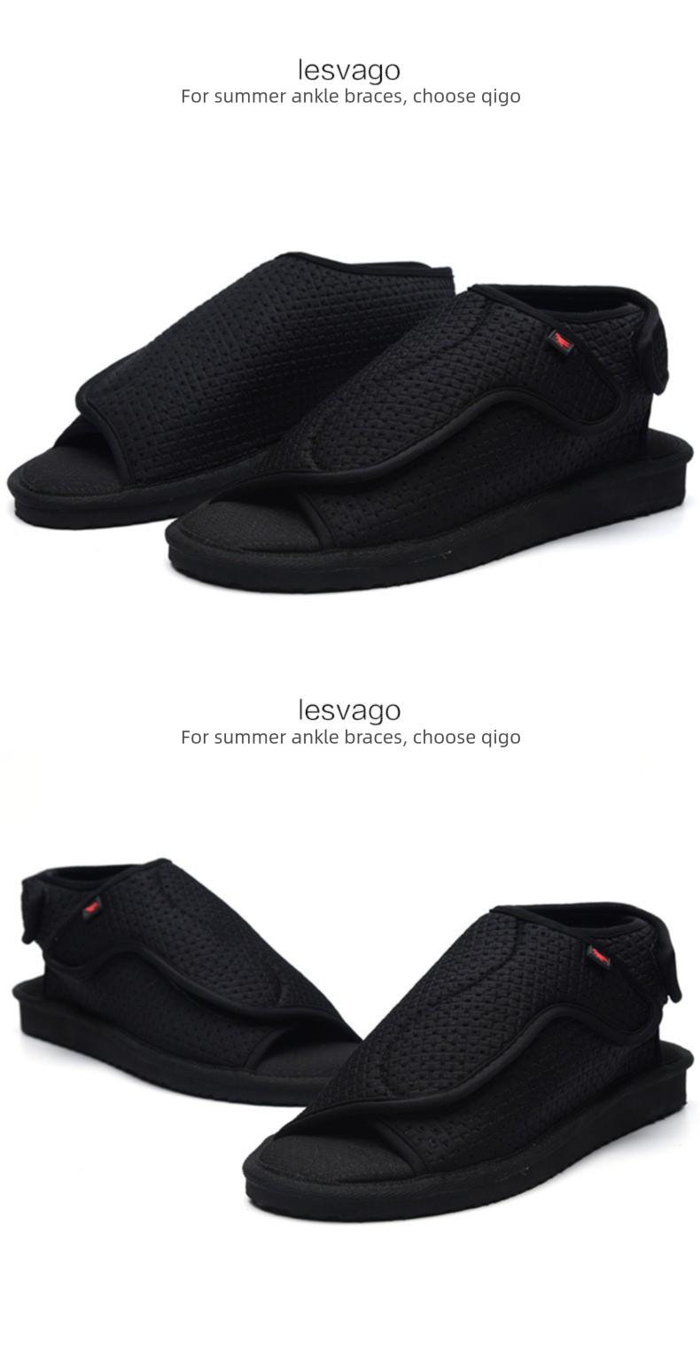 Sandali estivi da uomo stretti, elastici, ammortizzanti, anti-distorsione, anti-dolorifici, scarpe sportive da passeggio con supporto per la caviglia_voghion.com