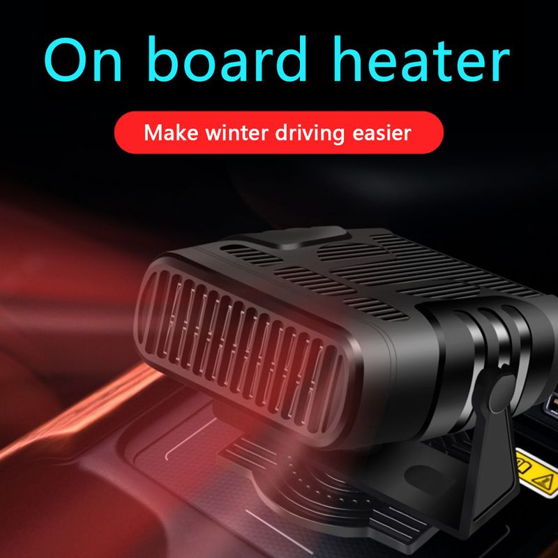 12V/24V Portable Heater Heating Coog Fan Window Demister 360 Degree Rotating Car Windshield Deer Defroster_voghion.com