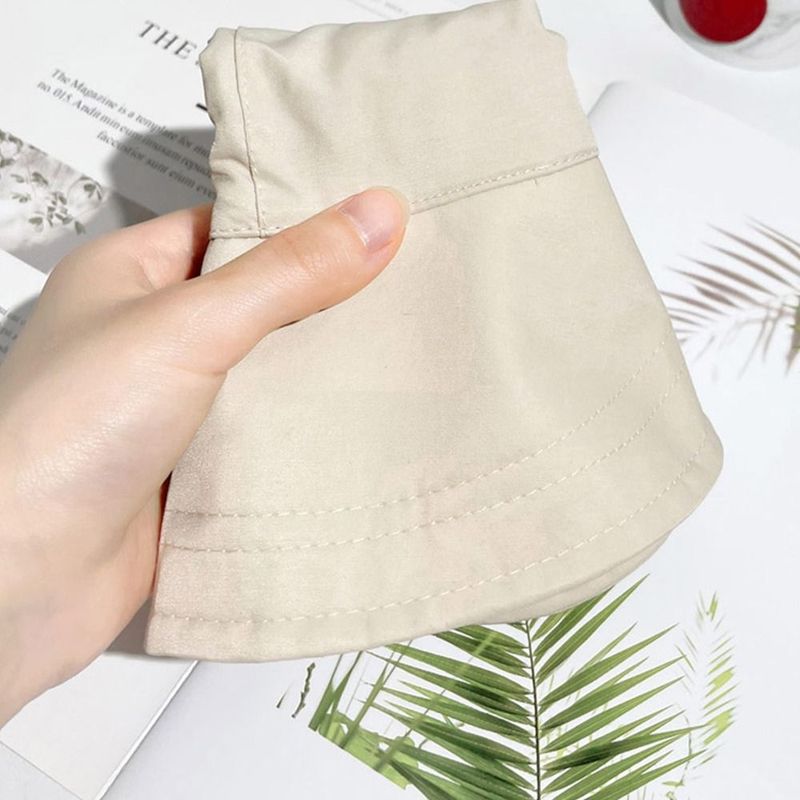 Cappello da pescatore con visiera a visiera larga pieghevole alla moda, con coulisse, regolabile, estivo, ad asciugatura rapida, per donna, cappello da spiaggia_voghion.com