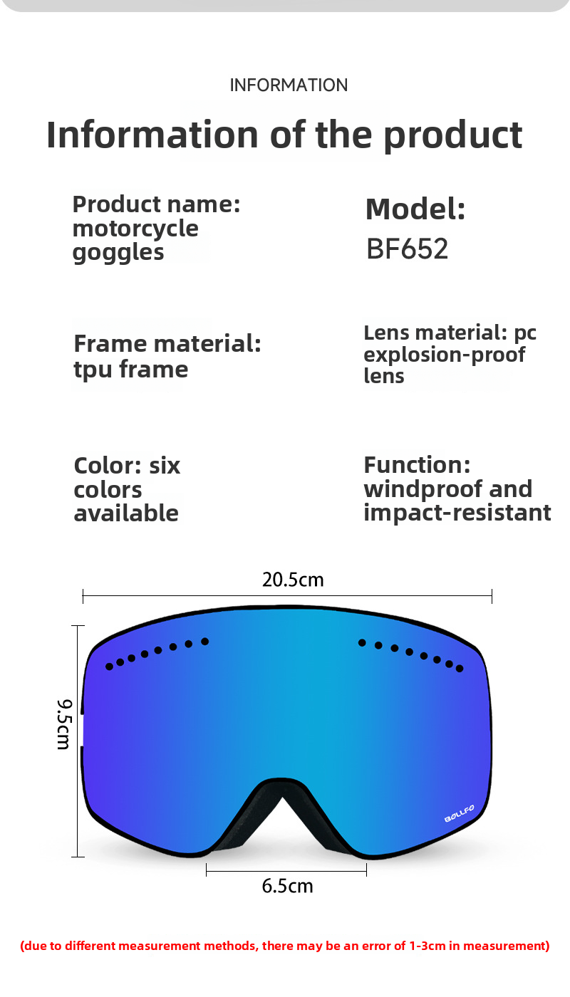 Magnetic Flip Cover Ski Men, Double Layer Anti-Fog Snow Goggles, UV Protection, Dustproof Mountaineering Goggles For_voghion.com