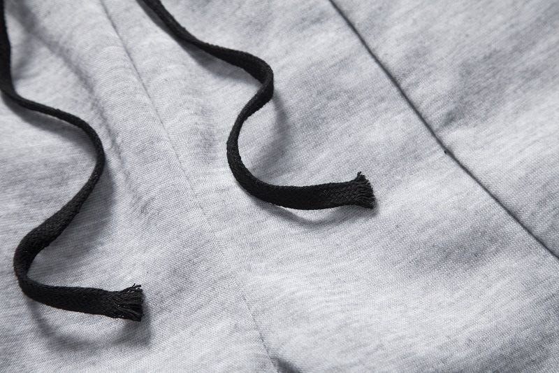 2023 jeugd casual vest capuchon mouw jas heren en dames lange broek effen kleur set sportkleding trend_voghion.com