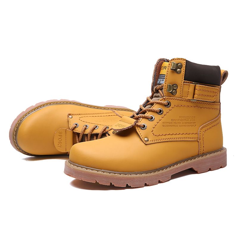 Herrenstiefel aus echtem Leder – lässige Winterstiefel aus römischer Wolle mit ethnischem Muster, atmungsaktiv und bequem (Schwarz, Dunkelbraun, Gelb, Hellbraun)_voghion.com