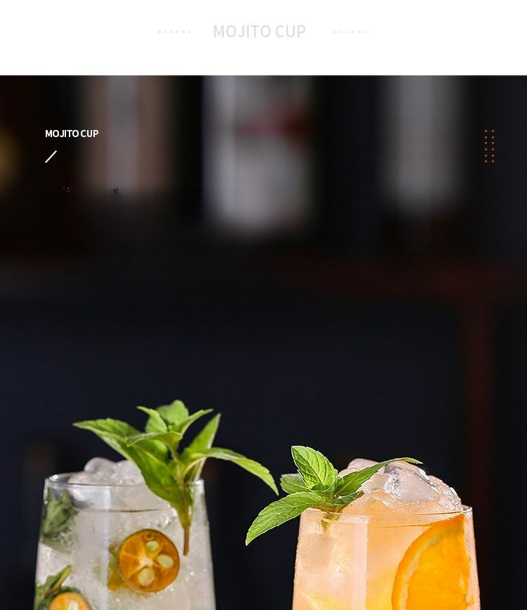 Mojito Cocktail Highball Longdrink Collins Saft Tasse Wein Mixglas_voghion.com